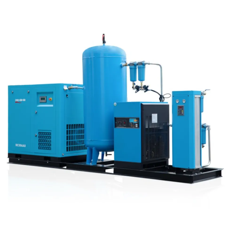 Vijačni kompresori sa sušačem vazduha 22kW, boca 600l